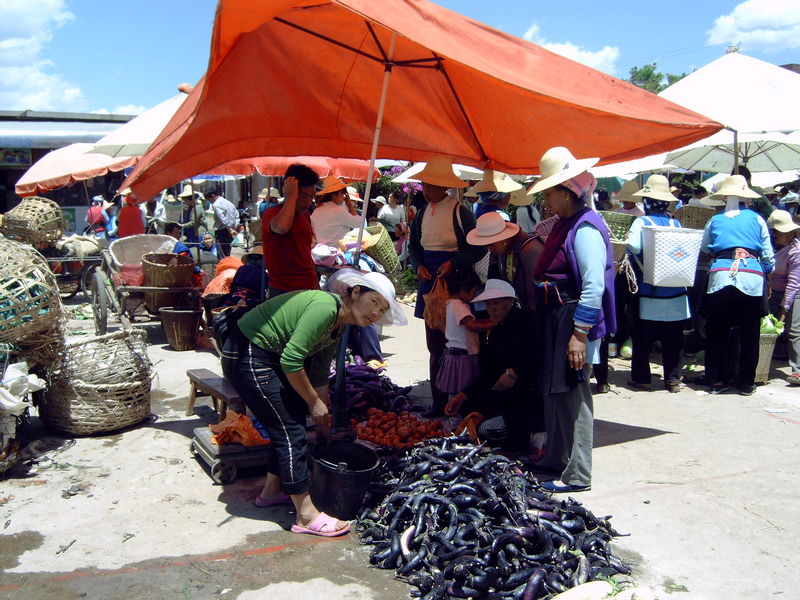 Yi markt in Wase (aan Erhaimeer)
