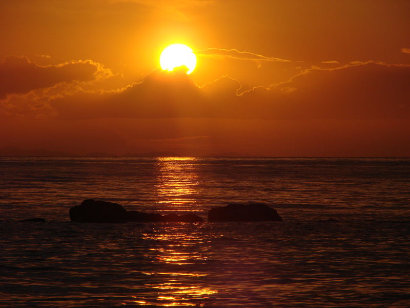 Zonsondergang Argentario
