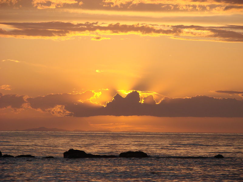 Zonsondergang Argentario
