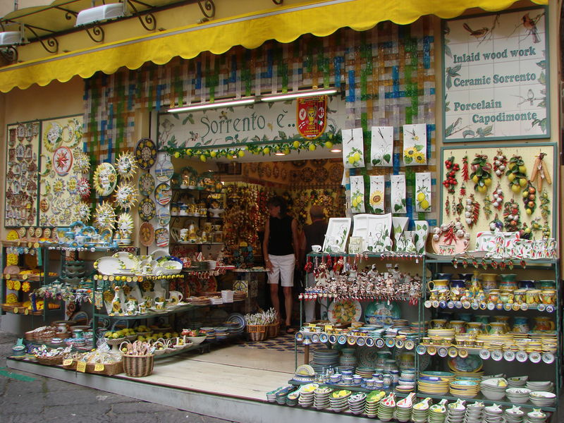 Aardewerk in Sorrento
