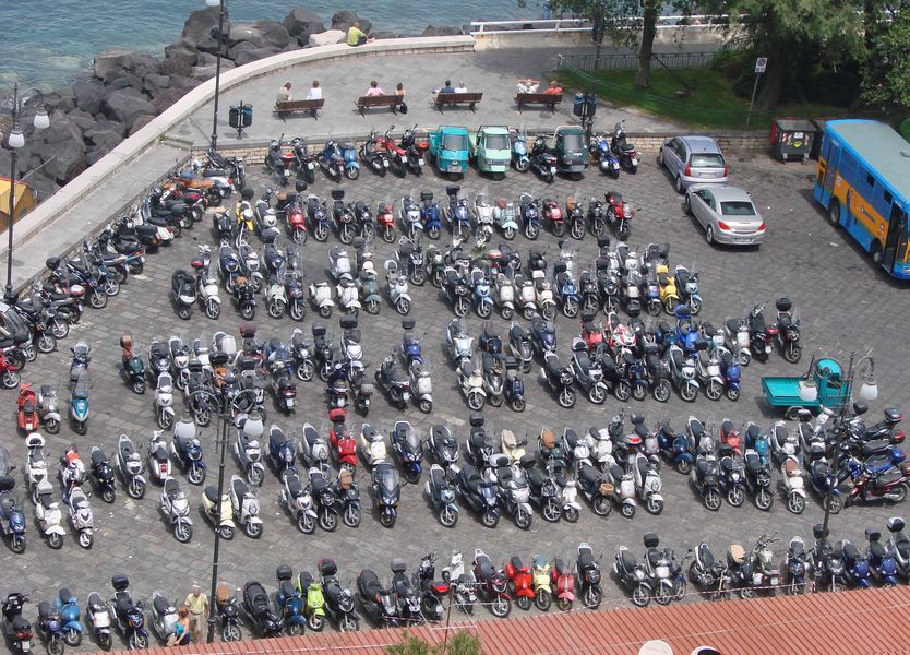 Scooterparkeerplaats Sorrento
