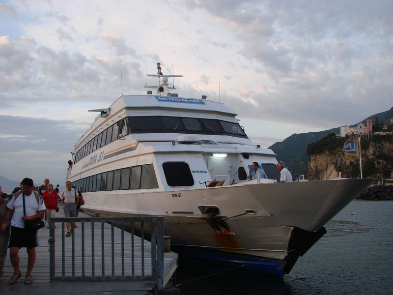 Aankomst veerboot Marina d'Equa
