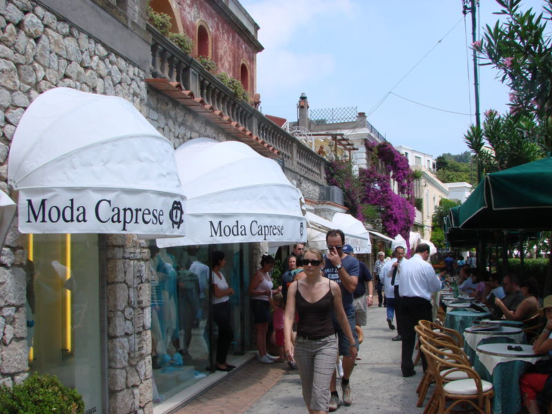 Winkelen in Capri
