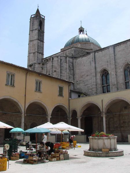 Groentenmarktje Ascoli Piceno
