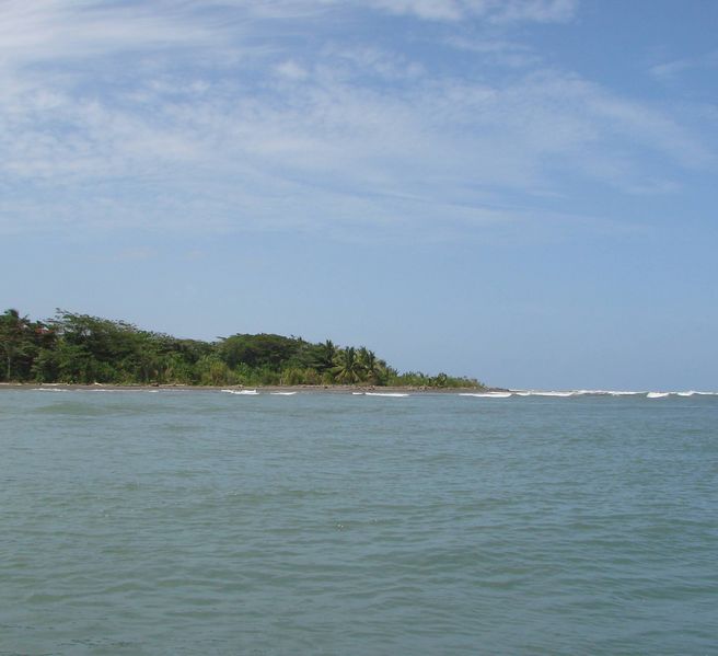 Waar rivier en Caribische Zee samenkomen
