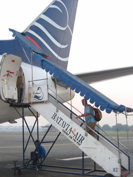 met Batavia Air naar Ambon
