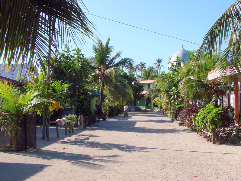 Mooie straat in Dulah Laut
