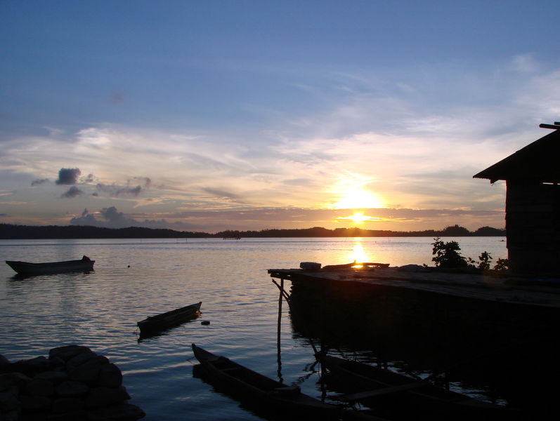 Zonsondergang in Sonrat
