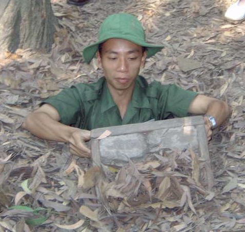 Onzichtbare toegang tot
Cu Chi Tunnels
