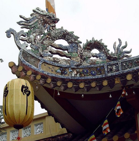 Detail van Chinese Tempel
