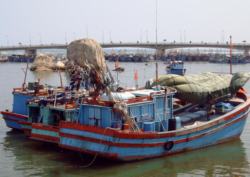 Vissersschepen Nha Trang
