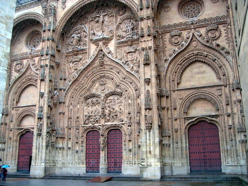 Hoofdingang Kathedraal Salamanca

