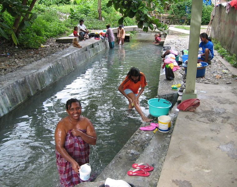 wasplaats Waai op Ambon
