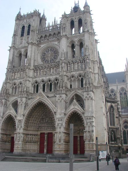 De kathedraal van Amiens staat op de UNESCO World Heritage Site.
