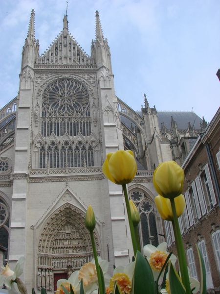 Achterkant kathedraal Amiens
